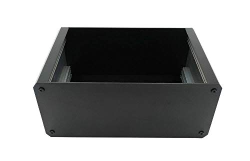 Многофункционален алуминиев корпус Cheval Heatsink DIY Project box (алуминиев корпус за извличане на с монтажна лента (3U) 130 x