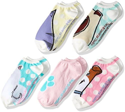Тайният живот на домашни любимци За момичета 5 Опаковки Чорапи без показване