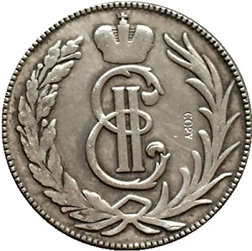 Монета на Повикване 1866 Русия 1 Рубла Александър III Копие COPYSouvenir Новост Монета, Монета Подарък Колекция от монети