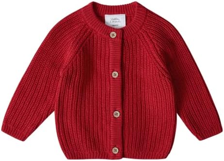 Пуловер-жилетка Stellou & friends от плътен памук, за Бебета, Малки момчета и Момичета (от раждането до 4 години)