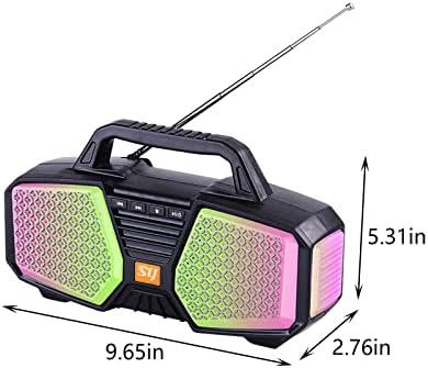 YIISU k442MY Преносими осветителни тела Bluetooth Аудио Портативни Говорители на Звука Dj на закрито и на открито Стерео високоговорители,
