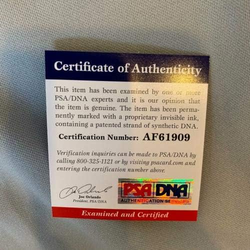 1989 Дейв Оливър Подписа Използвана в играта фланелка на Тексас Рейнджърс PSA DNA COA - MLB, Използвани в играта тениски