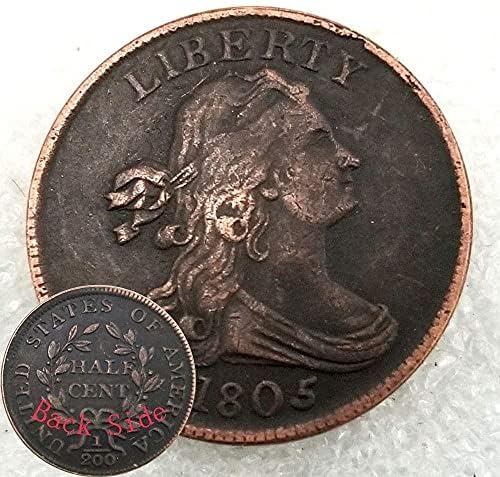 1805 Лъки Morgan Никелова Възпоменателна Монета, Без да се прибягва Колекция от Стари Американски монети в Монетни Занаяти Сувенирное