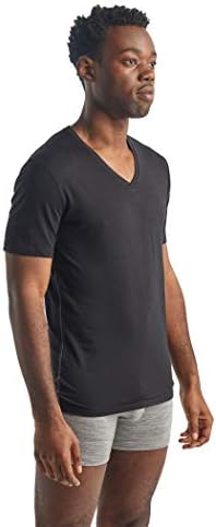 Мъжки Анатомическая тениска Icebreaker Merino с къс ръкав и V-образно деколте
