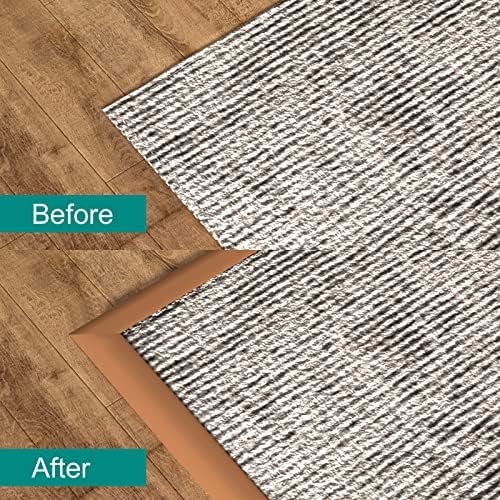 Къса лента за килими Yuzzy с дължина 10 метра Самозалепваща Лента за килими и кант пол Пороговые преходи от PVC Отклеиваются и остана на височина най-малко 5 мм, преходна