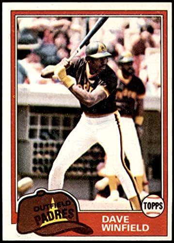 1981 Topps 370 Дейв Winfield Сан Диего Падрес (Бейзболна картичка) EX/MT Padres