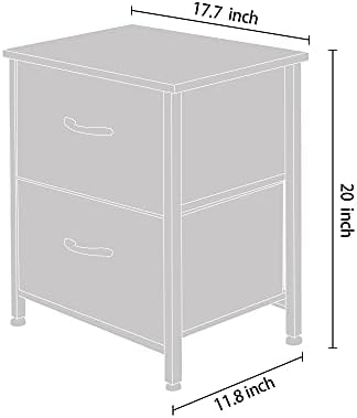 Скрин за съхранение на AZL1 Life Concept, малка странична масичка, нощно Шкафче, Мебелен блок - Малък Органайзер за спалня, офис,