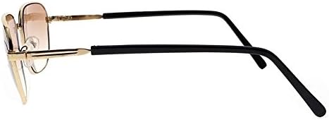 Бифокални Стъкла на Очила за четене UV400 Унисекс Gold Reader Слънчеви очила sun-reader