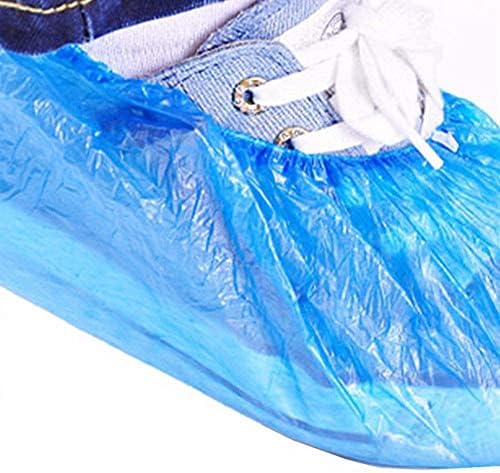 90шт Нескользящие Пластмасови Бахилы, за Еднократна употреба Бахилы, Галоши, Аксесоари За Дъждовна Обувки, Умна мода