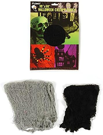 Изискана декорация от тъкани на Хелоуин 30 X 60 (черен)