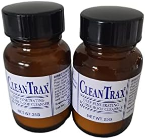 Комплект от 2 Опаковки почистващо средство за конски копита CleanTrax с брелоком за отваряне на бутилки с форма на кон