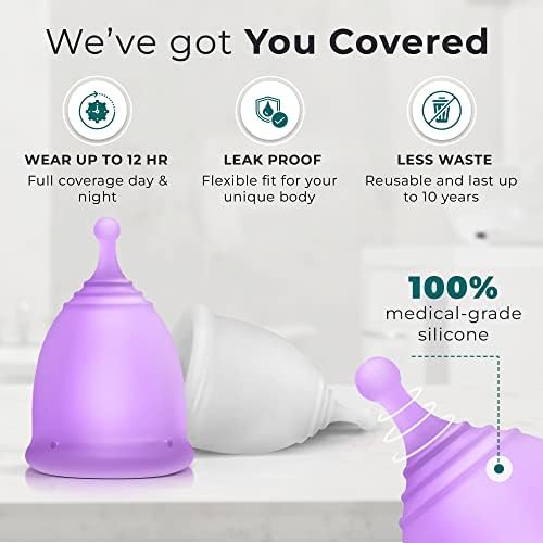 Стерилизатор менструални чаши Carecup - Съвременно средство за почистване на менструални чаши без миризма на Дезинфектант - 2-Минутна