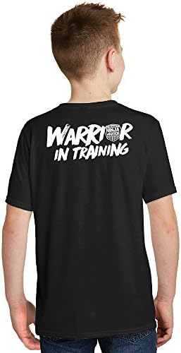 Младежка тениска American Ninja Warrior Americana с надпис Воини на тренировка - памук - Тениска с къс ръкав