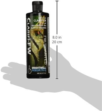 Brightwell Aquatics Clarifi-FW, Подобрен Изсветлител за всички Сладководни и Растителни аквариуми, 500 мл