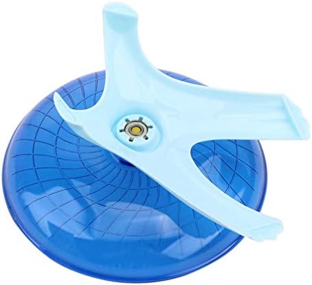 Колело за упражнения POPETPOP Hamster Flying Saucer, Синьо - Трайно чекрък от ABS-пластмаса Премиум-Клас за Чинчили, един gerbil,