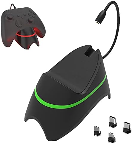 Зарядно устройство за контролер Ermorgen, съвместима с Xbox One, Xbox Series X/S, PS5/PS4, контролер Switch Pro, Преносими зарядно