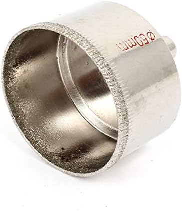 X-DREE Метален кръгъл тренировка с диаметър 50 mm за пробиване на дупки в стъклената плочка (Orificio redondo de metal de 50 mm