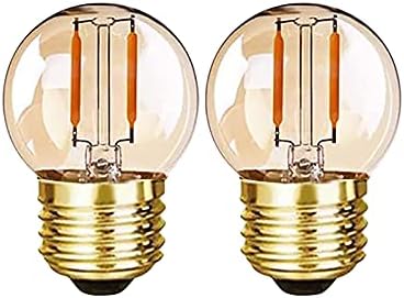 Крушка с ниска мощност G40 LED Edison Mini Globe Bulbs (G40G-2 бр.) (G40F-6 бр)