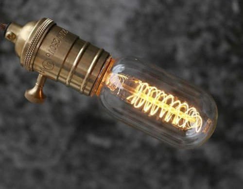 Реколта крушка на Едисон - 25 W - T45 - Спирална Нишка с нажежаема Жичка - С регулируема яркост - 8 опаковки - 65 Лумена