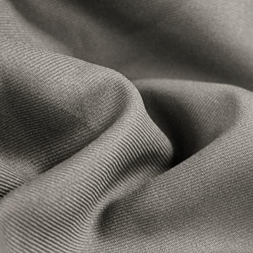 Габардиновая тъкан от полиестер Delaney Grey by The Yard за костюми, Палта, панталони /Слаксов, Униформи - 10056