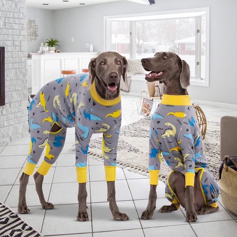 Пижама-Пуловер за по-големи Кучета, Растягивающийся Гащеризон За кучета от средни по размер, с дълъг ръкав, Тениска за кучета на