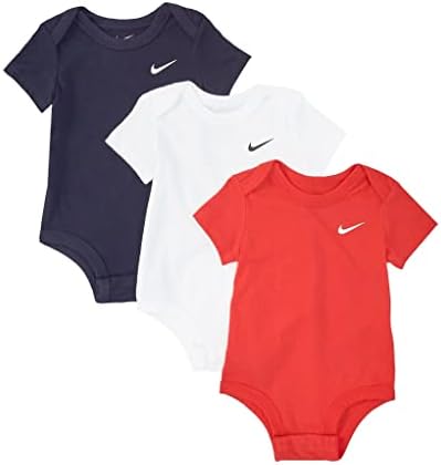 Бебешко Боди Nike Бебе С къс ръкав, 3 опаковки