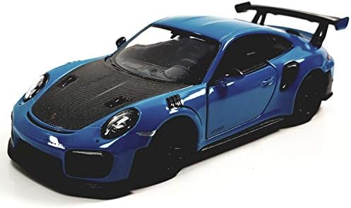 Kinsmart Porsche 911 GT2 RS 2010 Aqua Blue С Твърд Покрив в мащаб 1/36, Хвърли Под натиска на Колата, УНИСЕКС, ЗА ДЕЦА