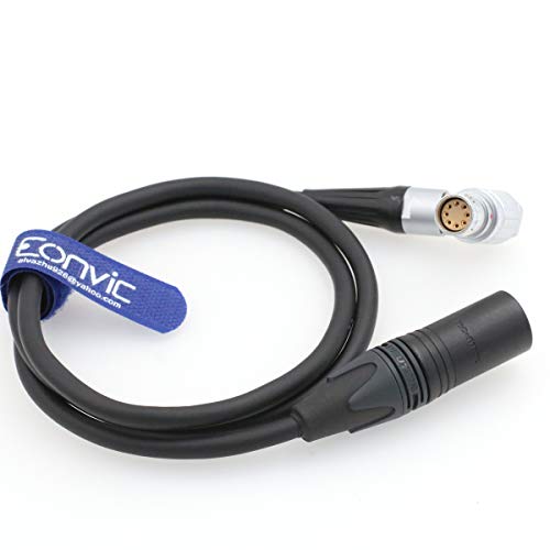 Захранващ кабел Eonvic ARRI Alexa Amira от 2B.308 до 3-контактна штекерной вилици XLR (1 фут /35 см-на живо от 2B.308 до 3-контактна XLR)
