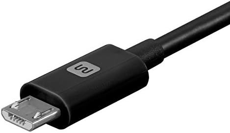 Кабел Monoprice USB-A - Micro B - 6 фута - Черно, Съединителната глава от поликарбонат, 2,4 А 22 /30AWG - Серия Select