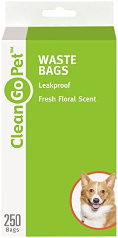 Торбички за кучешки отпадъци Clean Go Пет Fresh Scent 400-Брой - Удобни, Запечатани Найлонови торбички за какашек с аромат на