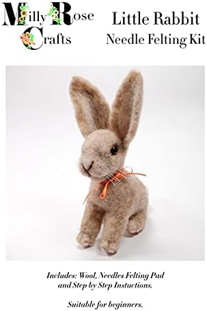 Комплект за тепане игли MillyRose Crafts за начинаещи – Комплект за тепане игли Rabbit – Комплект за бродерия за възрастни с игли