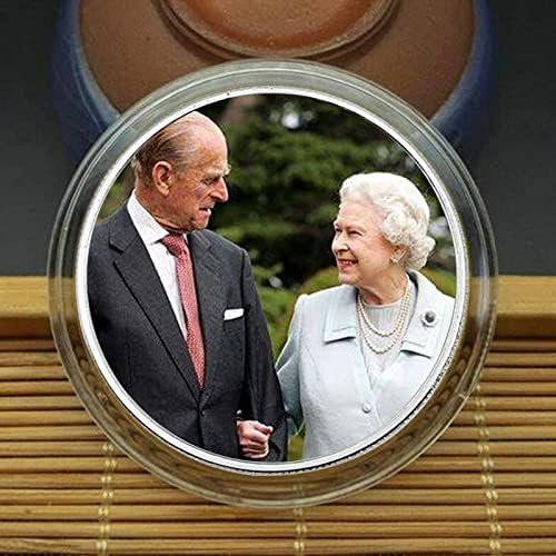 Възпоменателна Монета на Кралица Елизабет II, Метални Британски Възпоменателни Монети с Ярък Портрет на Кралица 2022, Монета на