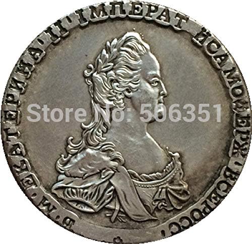Руски монети 1796 Копие от 27 mm 5 mm Копирна събиране на Подаръци