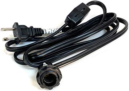 Комплект кабел за лампи National Artcraft® 6' с цокъл за sconces свещ, навинчивающимся пръстен и превключвател - Черен (Pkg/1)