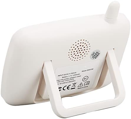 Безжична детски монитор ciciglow, следи бебето с дисплей 3,5 инча, Инфрачервено Нощно виждане, 2-лентов аудио изход, Вграден Тиха