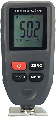 Tongbao TC100 Цифров Измерител на Дебелината на Покритието Измерване на Дебелината на боята Тестер Fe/NFe 0-1,25 мм, с LCD дисплей