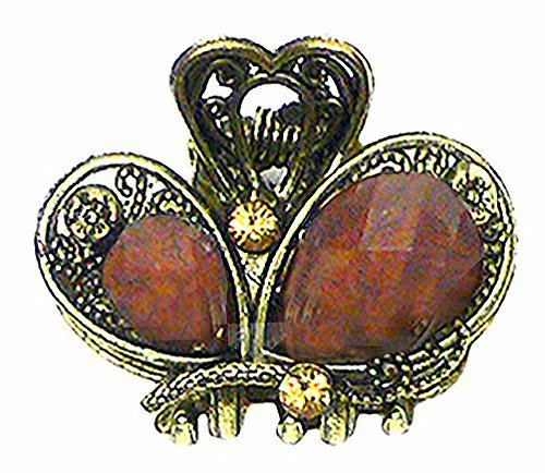 Скоба за мини-челюстта с Корона във формата на сърце U864175-2287эмеральд зелен