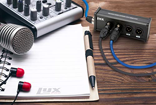 Двойката LyxPro Audio Snake 4 Канален XLR 3 Пинов Мультисетевой жак за сценичното Осветление и звук звукозаписно студио XLR към