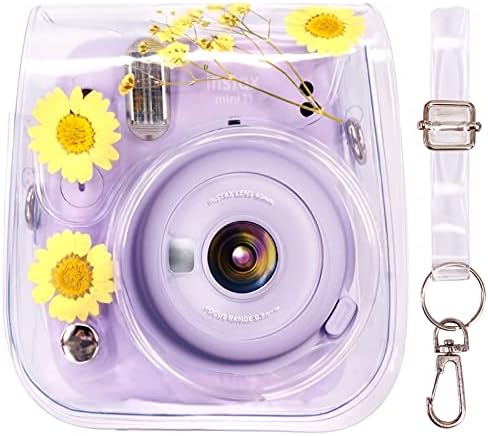 Калъф за фотоапарат Elvam, bag-чанта, Съвместим с камера за миг печат Fujifilm Mini 11 / Mini 9 / Mini 8/8 + с Подвижна Регулируема