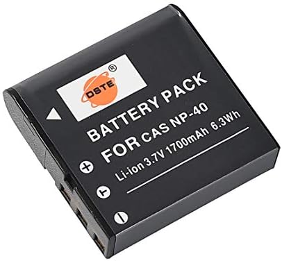 Подмяна на DSTE за 2X батерии NP-40 + DC73 Адаптер за пътуване и зарядно устройство, Съвместим с Casio EX-FC100 FC150 FC160S Z400