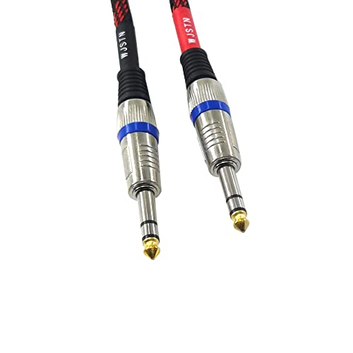 Кабел за свързване на балансиран сигнал WJSTN 1/4 инча TRS-XLR Съединители, Балансиран 6,35 мм plug TRS до 3-номера за контакт штекеру