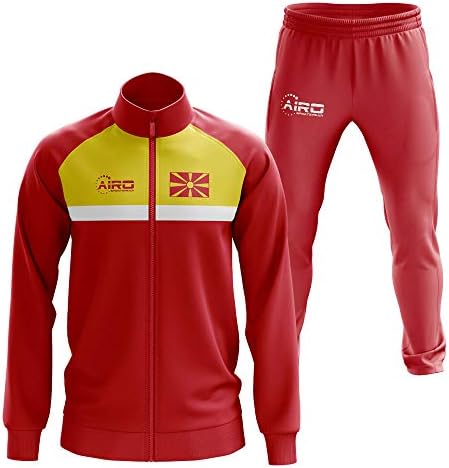 Спортен костюм Airo Sportswear Macedonia Concept за футбол (Червен)