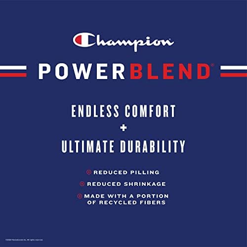 Мъжки флисовые шорти Champion's Powerblend, Средно тегло, Къси Спортни панталони с джобове 7 см