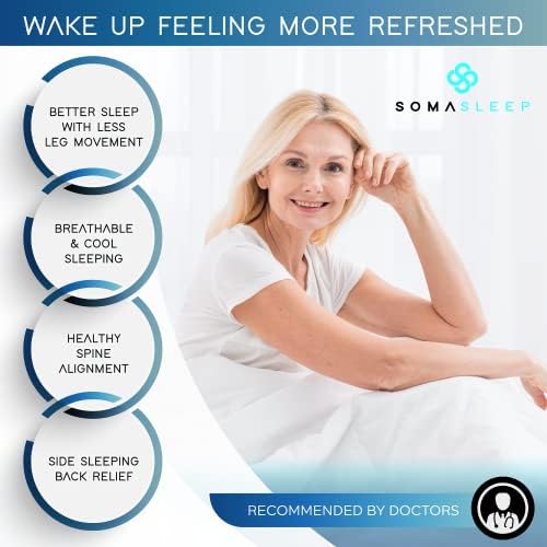 Възглавница за коленете на SelectSoma за спане на ваша страна - Охлаждаща въздушна Възглавница за краката от пяна с памет ефект