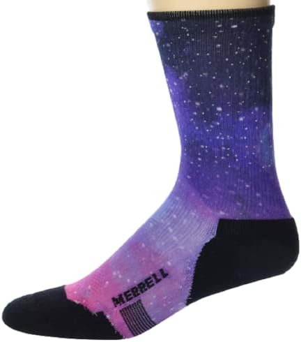 Мъжки и дамски чорапи Merrell Thermal Trail Running Crew Socks - Унисекс Thermolite с лесен изолация и дишаща мрежа