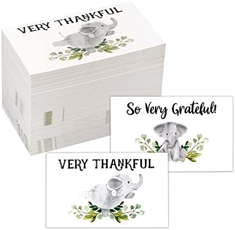 Картичка с благодарност под формата на кайрийского слон за душата на детето, пощенски Картички с благодарственными бележки за малкия