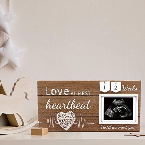 Ултразвукова Рамка за снимки, Подаръци за обявяването на бременност - Любов от пръв поглед, Рамка за Сонограммы, 4x3 Обратно броене