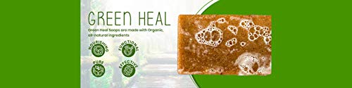 Green, Heal - Естествен сапун от хемороиди, произведено от биологични съставки - 1 Шоколад - За чувствителна кожа, без SLS, успокояваща